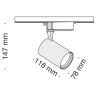 Трековый светильник Technical TR003-1-12W3K-B