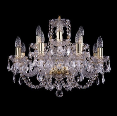 Подвесная люстра Bohemia Ivele 1406/8+4/195 G Leafs