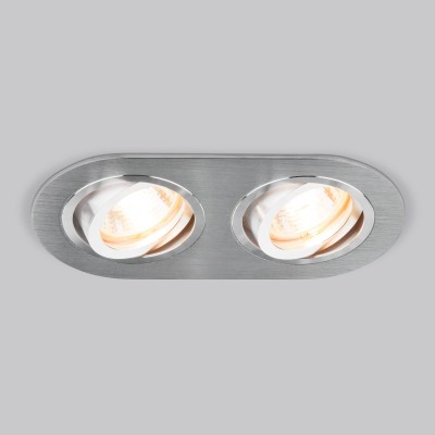 Встраиваемый светильник Elektrostandard 1061/2 MR16 SL серебро