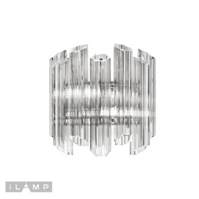 Настенный светильник iLamp Destiny MB0267-2 CHROME+CLEAR