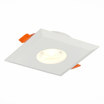 ST204.508.01 Св-к встр. Белый GU10 1*50W  L94xW94xH25 220V Без ламп