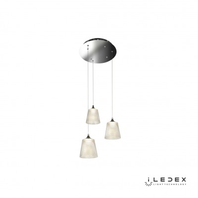 Подвесной светильник iLedex Flora WD8007-3 Хром