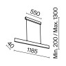 Подвесной светильник Technical P010PL-L30W4K
