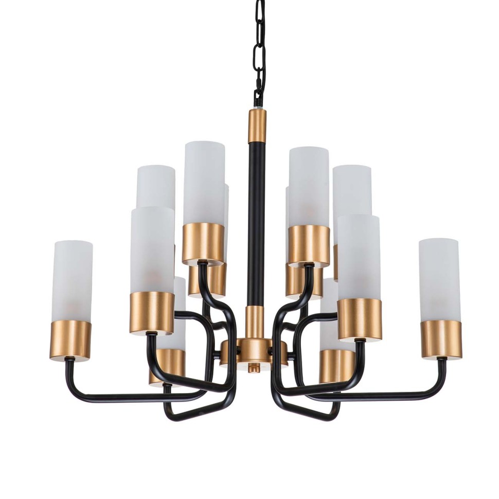 Люстры Подвесные Escada 2108/12P E14*40W Black/Gold