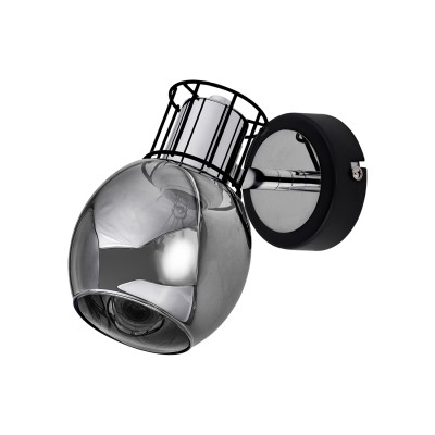 Настенные светильники Споты Escada 1136/1A E14*40W Black/Chrome