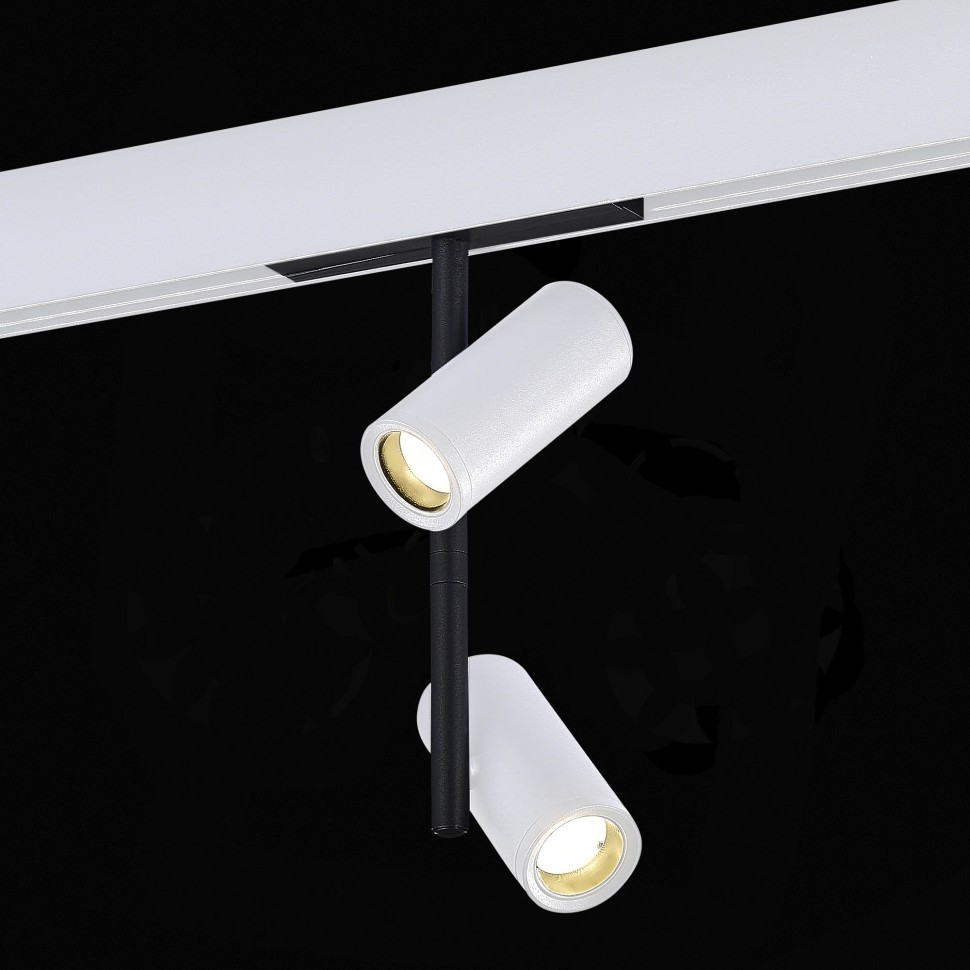 ST808.536.16 Магнитный трековый светильник Белый LED 1*16W 3000K 1 100Lm Ra>90 36° IP20 D45xH240 48V