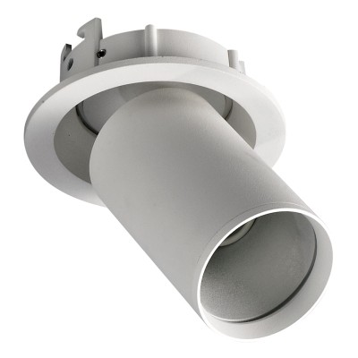 ST759.508.01 Св-к встр. Белый GU10 1*50W IP20 D95xH125 220V Без ламп