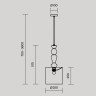 Подвесной светильник Maytoni MOD298PL-01W2