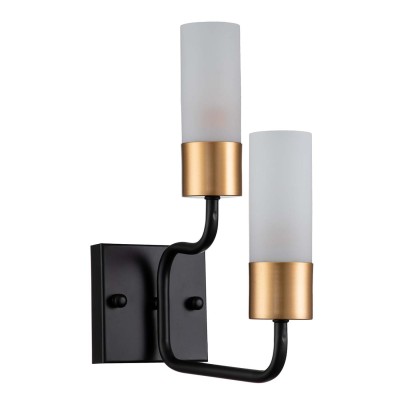 Настенные светильники Бра Escada 2108/2A E14*40W Black/Gold