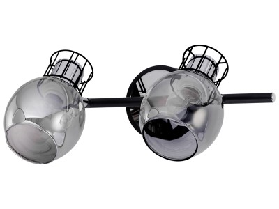 Настенные светильники Споты Escada 1136/2A E14*40W Black/ Chrome