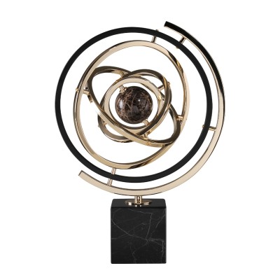 Статуэтка настольная ArtHomeDecor SATURN 4171 L BLACK &amp; GOLD