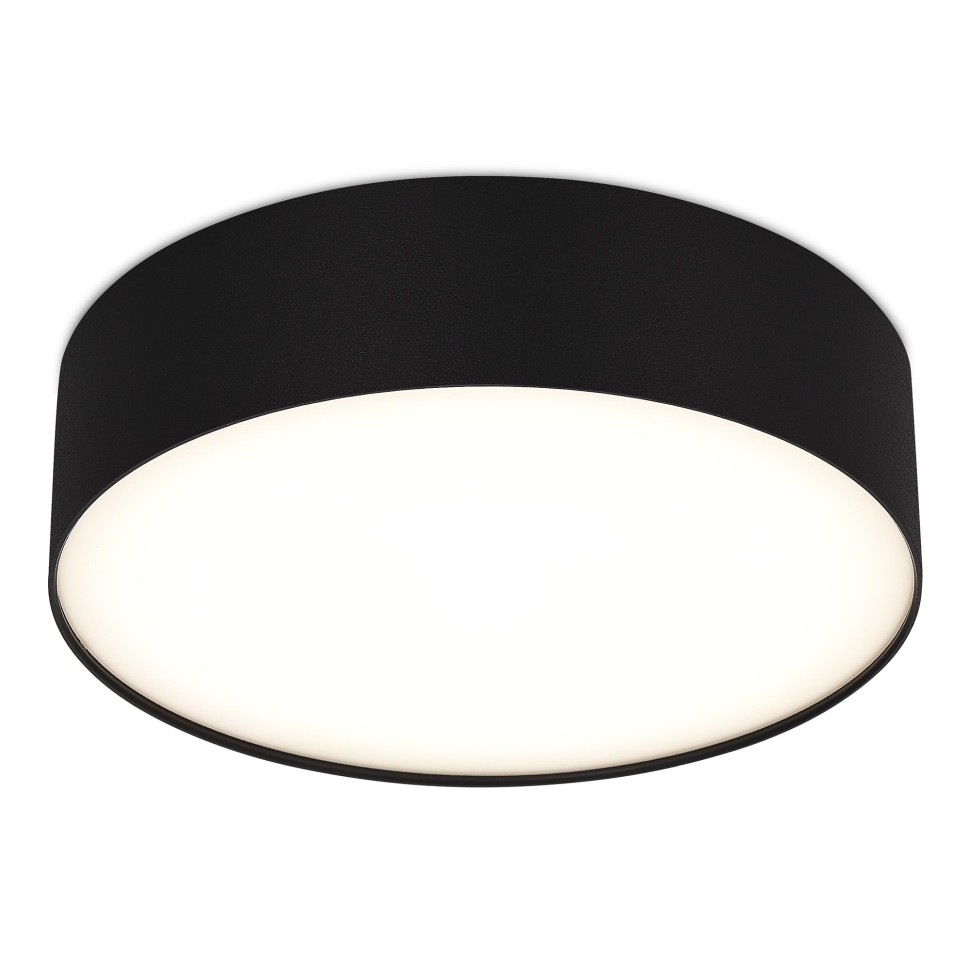 ST606.442.36 Светильник потолочный Черный LED 1*36W 4000K 3 240Lm Ra>90 120° IP20 D300xH55 180-240V