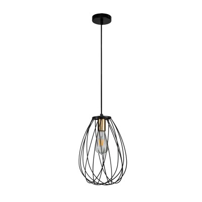 Светильники Подвесные Escada 10180/1S E27*60W Black/Brass