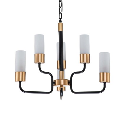 Люстры Подвесные Escada 2108/6P E14*40W Black/Gold