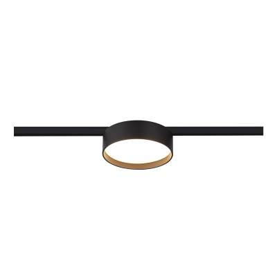 ST670.436.12 Магнитный трековый светильник Черный LED 1*12W 3000K 500Lm Ra&gt;80 100° IP20 D113xH34 24V