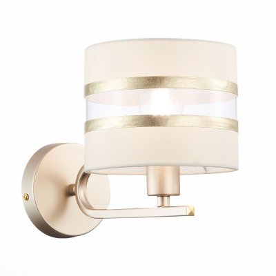 SLE300201-01 Светильник настенный Шампань/Белый, Золотистый E14 1*40W