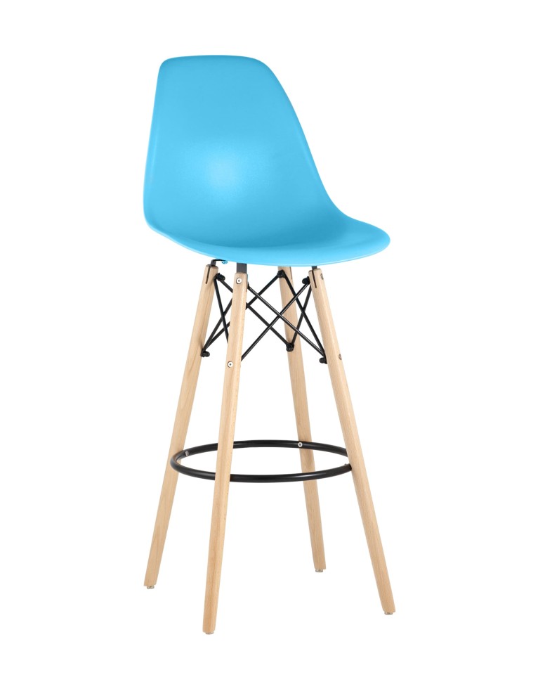 Стул EAMES барный бирюзовый