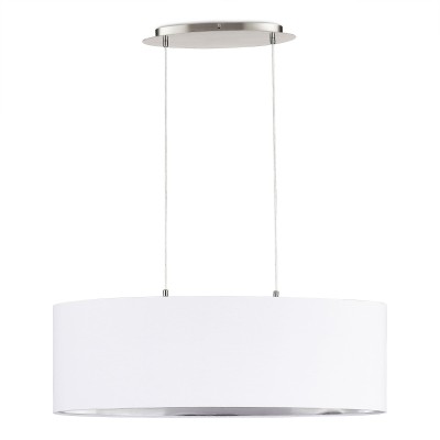 SLE300563-03 Светильник подвесной Никель/Белый, Серебристый E27 3*40W