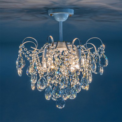 Люстры На штанге Escada 1122/4PL E27*60W White/Gold