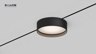 ST670.446.12 Магнитный трековый светильник Черный LED 1*12W 4000K 500Lm Ra&gt;80 100° IP20 D113xH34 24V