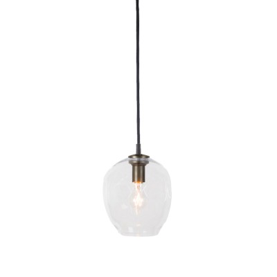 Подвесной светильник Delight Collection KG0579P-1 brass/clear