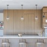 Подвесной светильник Delight Collection KG0579P-1 brass/clear