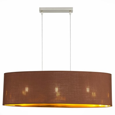 SLE300583-03 Светильник подвесной Никель/Золотистый, Коричневый E27 3*40W
