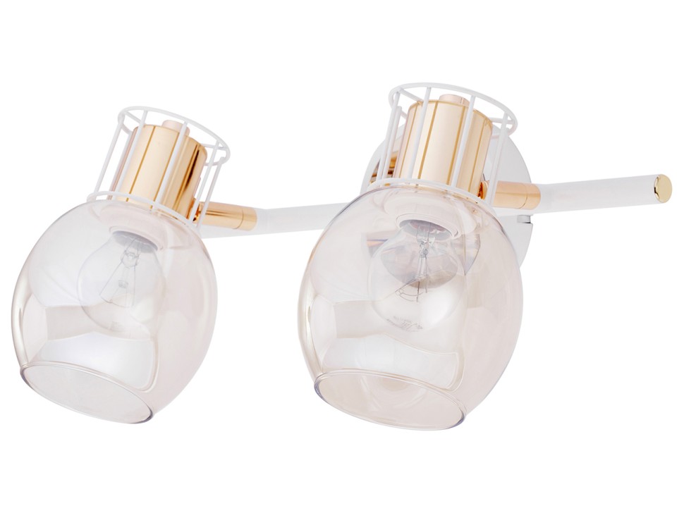 Настенные светильники Споты Escada 1137/2A E14*40W White/Gold