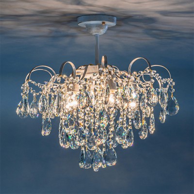 Люстры На штанге Escada 1122/5PL E27*60W White/Gold