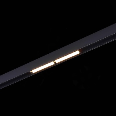 ST804.436.12 Магнитный трековый светильник Черный LED 1*12W 3000K 700Lm Ra&gt;90 120° IP20 L220xW22xH46
