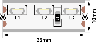 Лента светодиодная SWG SWG315120 SWG315120-12-9.6-W-67 003307