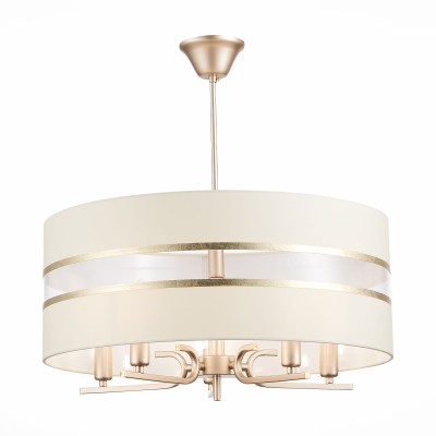 SLE300213-05 Светильник потолочный Шампань/Белый, Золотистый E14 5*40W