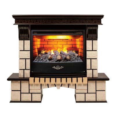 Электрокамин Stone 25/25,5 AO с очагом 3D Firestar 25,5
