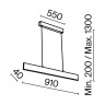 Подвесной светильник Technical P010PL-L23G4K