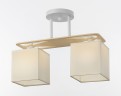 Люстры На штанге Escada 1117/2PL E27*60W Chrome/White