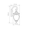 Светильник настенный Elektrostandard Andromeda D (GLYF-8024D) черное золото