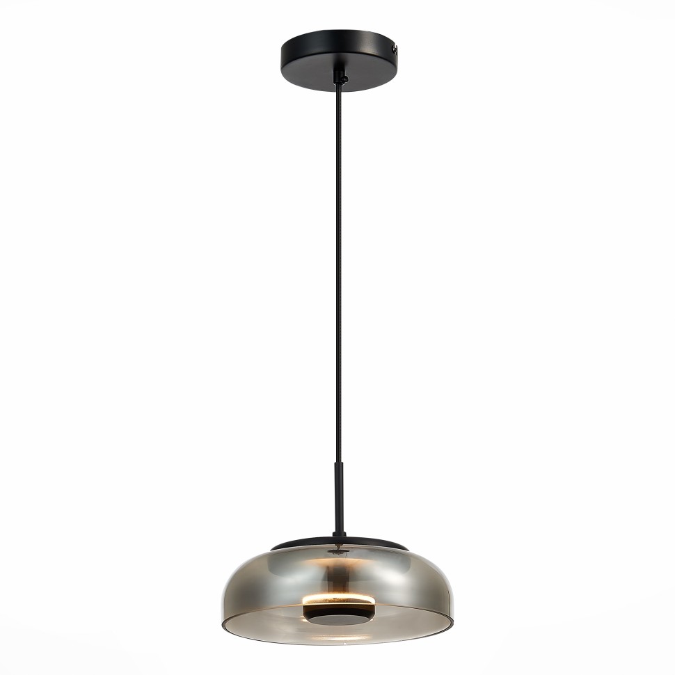 SL6002.403.01 Подвес ST-Luce Черный/Дымчатый LED 1*7W 4000K