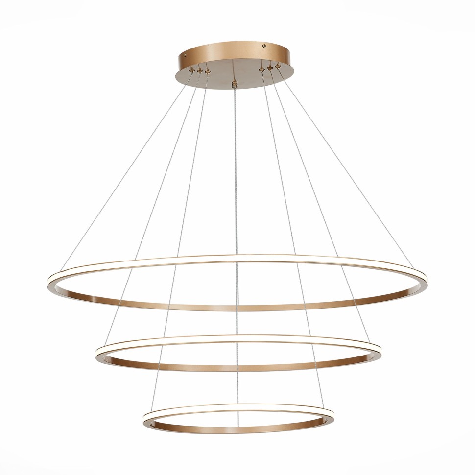 ST604.243.114 Светильник подвесной ST-Luce Золотистый/Белый LED 1*114W 4000K