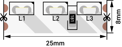Лента светодиодная SWG SWG315120 SWG315120-12-9.6-W 004203