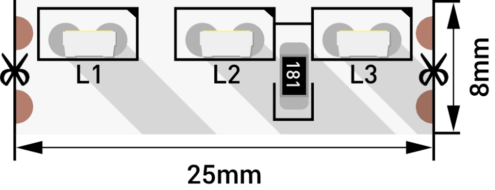 Лента светодиодная SWG SWG315120 SWG315120-12-9.6-W 004203