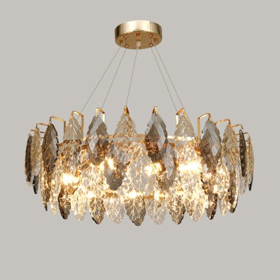 Люстра Delight Collection D8011P/R-800 gold/smoky