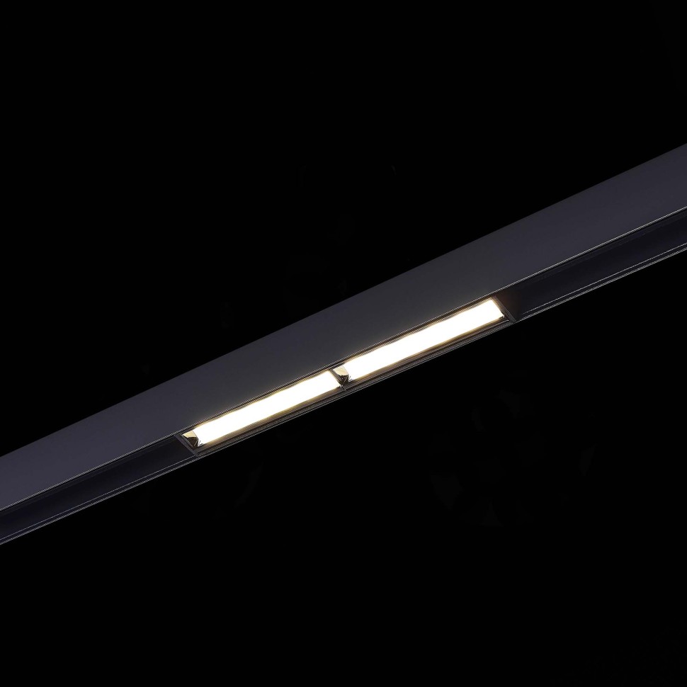 ST804.446.12 Магнитный трековый светильник Черный LED 1*12W 4000K 750Lm Ra>90 120° IP20 L220xW22xH46