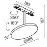 Трековый светильник Technical TR131-2-15W3K-B