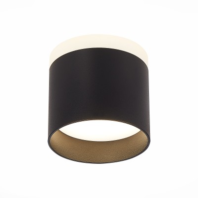 ST102.442.09 Светильник потолочный Черный LED 1*9W 4000K 702Lm Ra&gt;80 120° IP20 D79xH75 170-240V