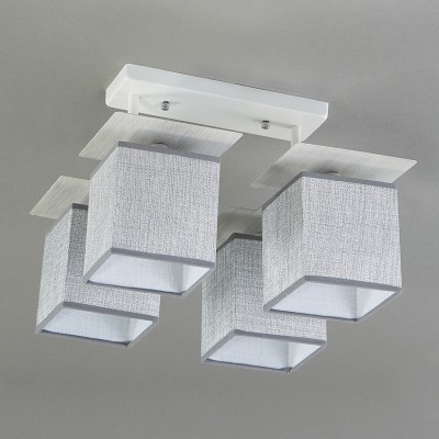 Люстры Потолочные Escada 1129/4PL E27*60W White/Grey