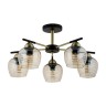 Люстры На штанге Escada 1123/5P E27*40W Antique brass/Black