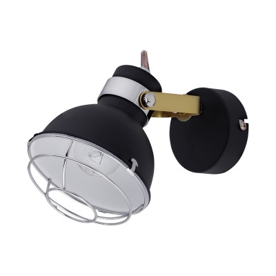 Настенные светильники Споты Escada 1135/1A E14*40W Black/Chrome