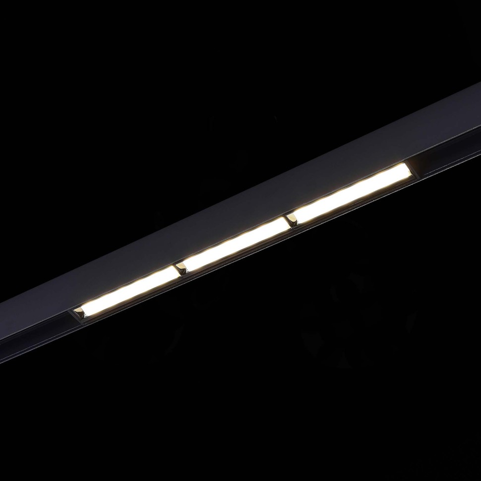 ST804.446.18 Магнитный трековый светильник Черный LED 1*18W 4000K 1 100Lm Ra>90 120° IP20 L330xW22xH