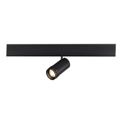 ST357.436.12 Магнитный трековый светильник ZOOM Черный LED 1*12W 3000K Lm Ra90 10-55° IP20 D50xH160