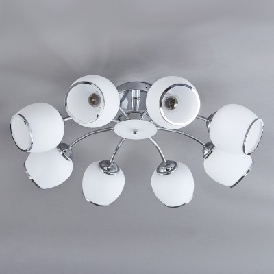 Люстры Потолочные Escada 418/8PL E27*60W Chrome/White